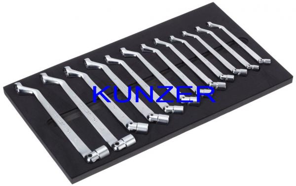 Kunzer 7RG12 RingGelenkSchlüssel Satz  12teilig